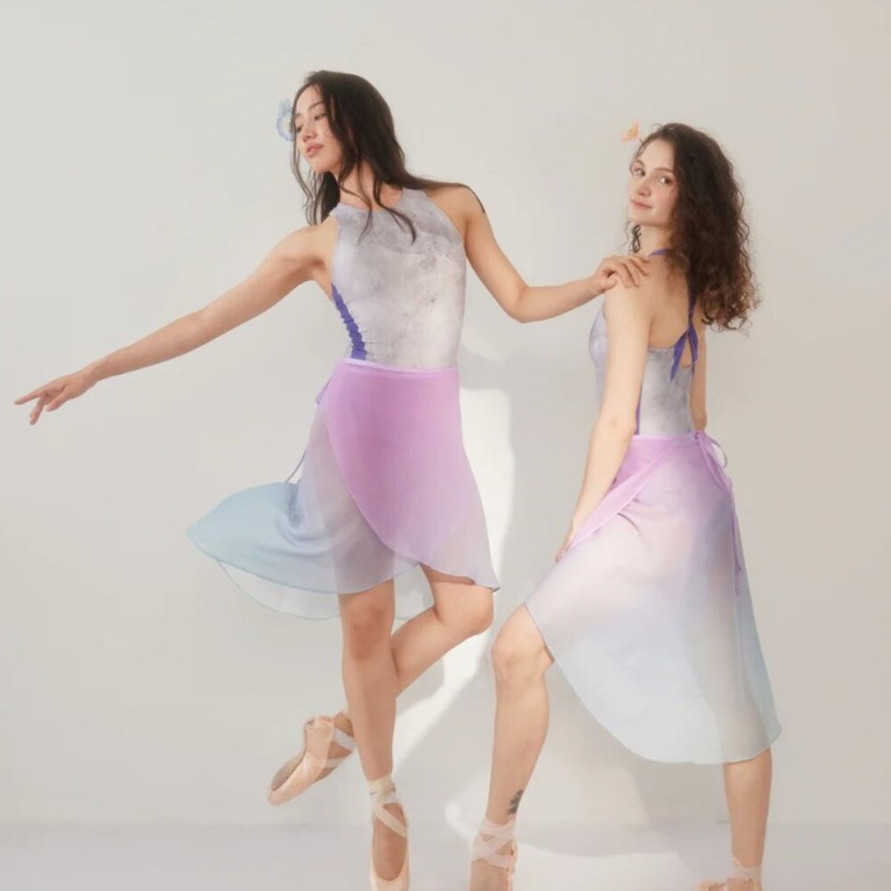 Cloud & Victory ombre wrap ballet skirt L/XL